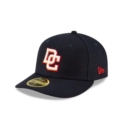 Washington Nationals Gorra | New Era MLB Ligature Low Profile 59fifty Fitted Cap Mexico - Azules